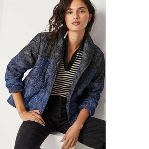 - Anthropologie Pilcro Anna Colorblocked Puffer Coat
